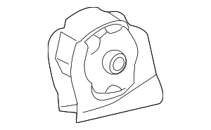 123610T060 - Engine: Engine Mount (Front) for Toyota: Corolla, Matrix Image