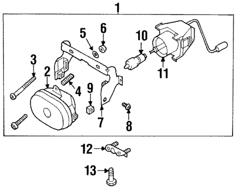 Fog Lamps for 2004 Isuzu Rodeo #0