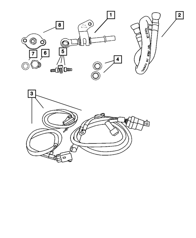 5175409AA - Fuel: Fuel Module Wiring for Mopar Image