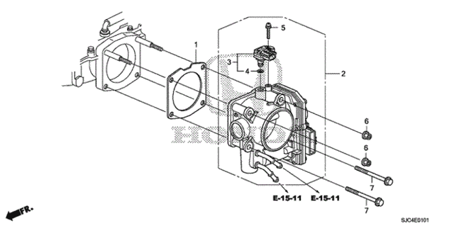 Throttle Body (2) for 2012 Honda Ridgeline #0