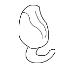 11825PH7000 - Engine: Lower Timing Cover Grommet for Acura Image