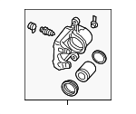 23497384 - Brakes: Service Component, Right Front Brake Calipers for GM Image image