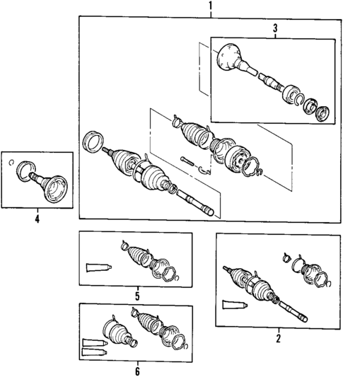 Axle Shafts & Joints for 2003 Lexus RX300 #0