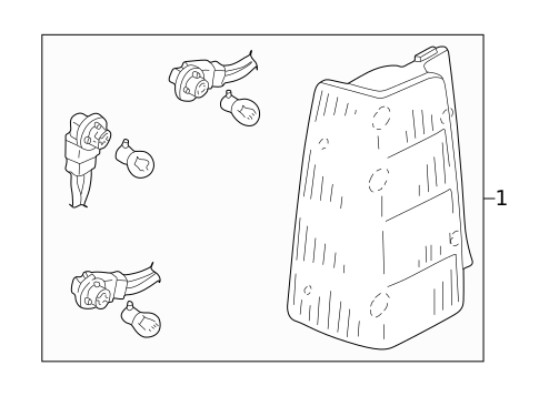 Tail Lamps for 2006 Ford Escape #0