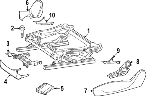 Tracks & Components for 2022 Mercedes-Benz SL 55 AMG&reg; #0