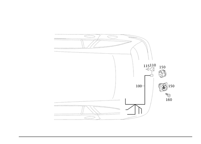2515407207 - Trailer Coupling: Wiring Harness for Mercedes-Benz: R320, R350, R500 Image image
