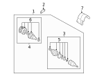 3Q0407272DE - Suspension: Axle Assembly for Audi Image