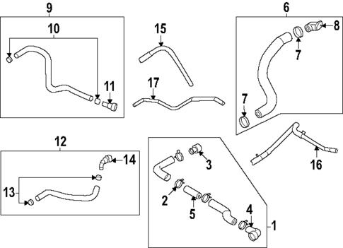 Radiator Hoses for 2025 Genesis GV80 Coupe #0