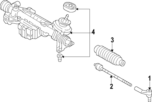 Steering Gear & Linkage for 2008 Volkswagen R32 #1