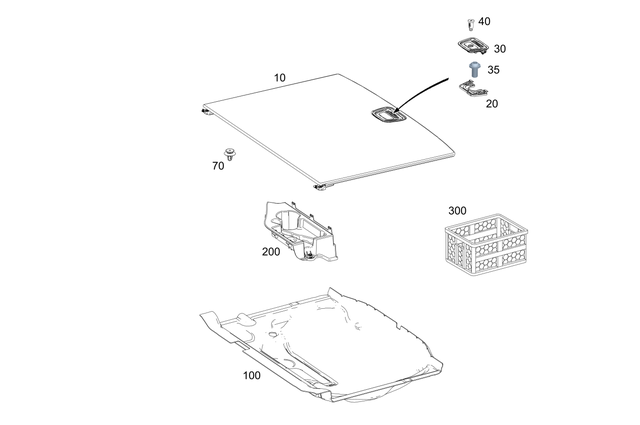 3307 - Covering and Lining: Hexalobular Screw for Mercedes-Benz Image image