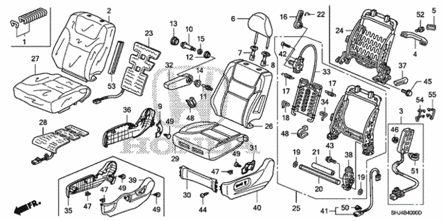 Front Seat (L.) (-'07) for 2007 Honda Odyssey #0