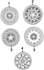 F8AZ1007AA - Suspension: Wheel, Alloy for Ford Image image