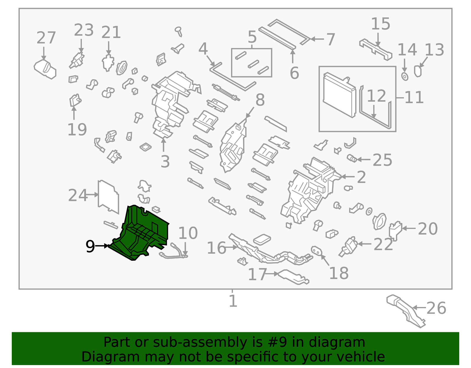 2019-2020 Kia K900 Lower Case 97136-D2000 | OEM Parts Online
