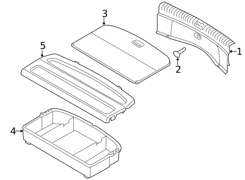 Interior Trim - Rear Body for 2016 Kia Soul EV #0
