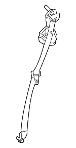 898455ZW0C - Electrical: Belt &amp; Retractor for Nissan Image