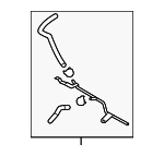 5Q0121064BB - Cooling System: Hose &amp; Tube Assembly for Volkswagen: Golf, Golf SportWagen Image