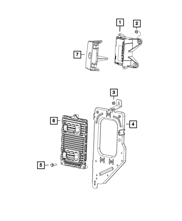 56029432AC - Electrical: Module Cover for Mopar Image