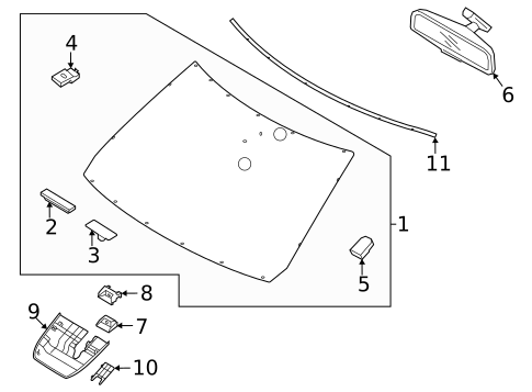 Reveal Moldings for 2022 Kia Carnival #0