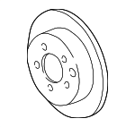 1771044 - Brakes: ACDelcoâ„¢ Rotor for Buick: Century, LaCrosse, Regal, Riviera | Chevrolet: Impala, Monte Carlo, Venture | Oldsmobile: Alero, Intrigue | Pontiac: Grand Am, Grand Prix, Montana Image