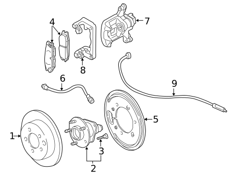 Hubs & Related Components for 2004 Buick Century #0
