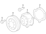 12709178 - Belts &amp; Cooling: Engine Water Pump for GM Image