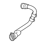 95B122101K - Cooling System: Upper Hose for Porsche Image