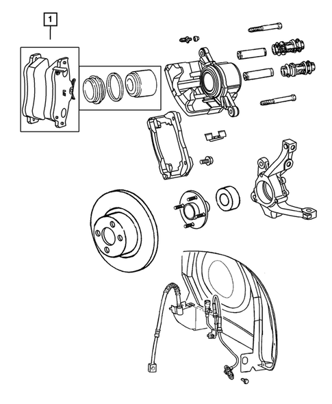 Front Brakes for 2001 Chrysler PT Cruiser #0