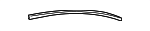 XW4Z54255A60AA - Body: Window Molding for Lincoln: LS Image