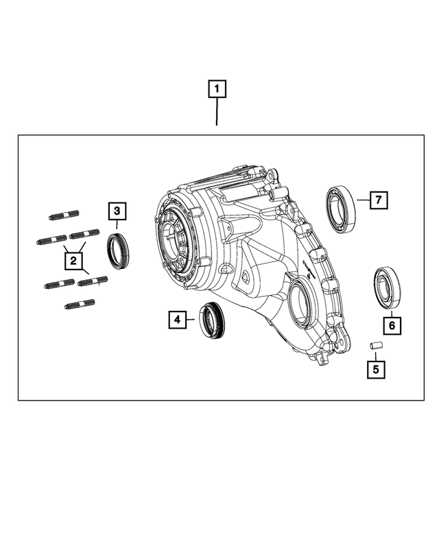 « 68055335AA – Transfer Case and Power Transfer Unit : Boîte De Transfert Cheville pour Mopar Image »