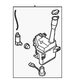 98621D5000 - Body: Washer Reservoir for Kia: Optima Image
