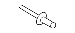 7554751021 - Body: Side Molding Rivet for Toyota: Avalon, C-HR, Camry, Corolla Cross, Crown, Crown Signia, Highlander, Land Cruiser, Mirai, Prius, Prius AWD-e, Prius Prime, RAV4, RAV4 Prime, Tacoma, Tundra, Venza Image