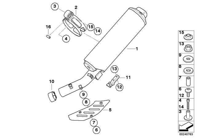 18127657936 - : Plug-In Nut for BMW-Motorrad Image