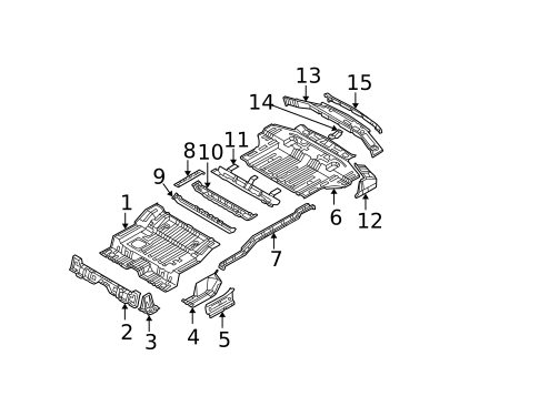 Rear Body for 2005 Kia Sorento #0