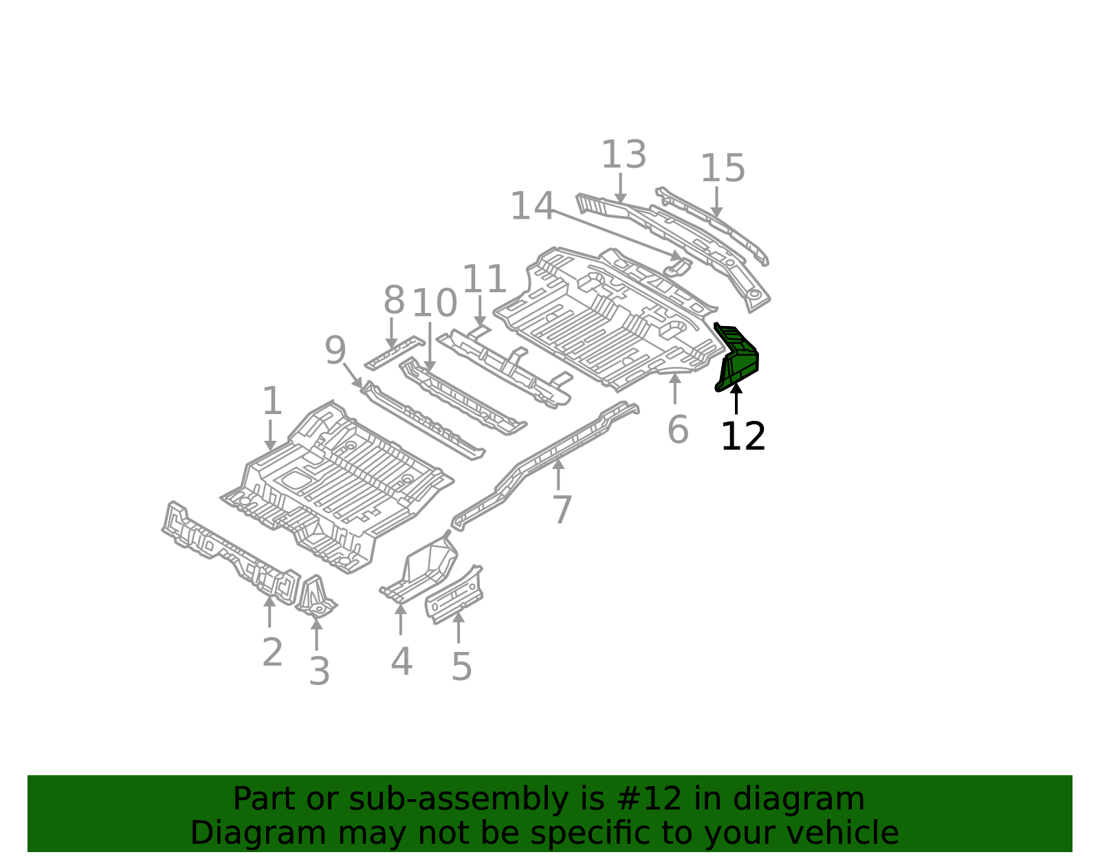 65557-3E100 - Corner Support 2003-2009 Kia Sorento | Kia.Parts Store
