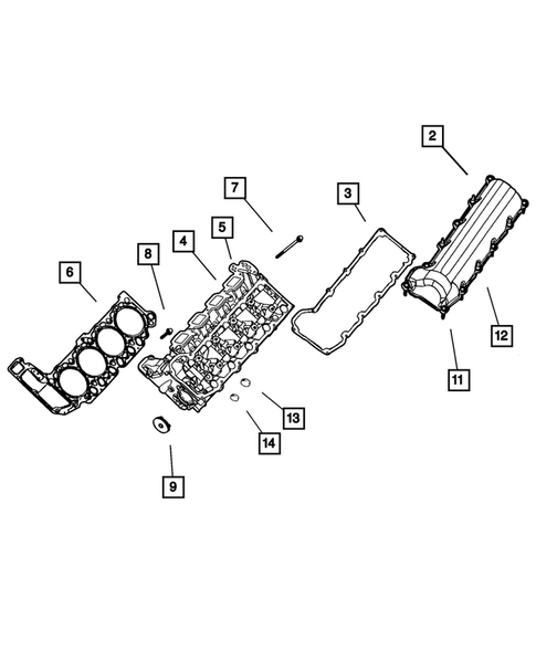 Cylinder Head for 2004 Jeep Grand Cherokee #0