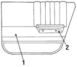 J410DA2 - Body: Rear Door Trim for Mopar Image
