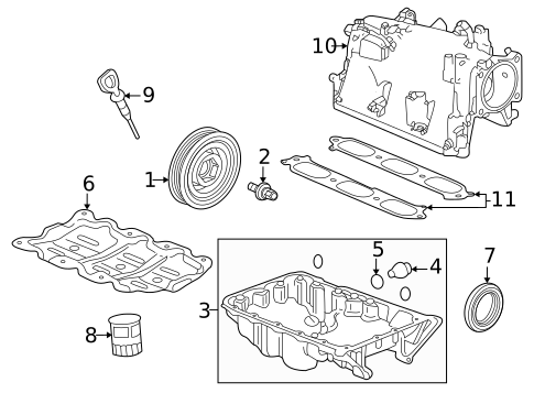 Intake for 2023 Acura MDX #0