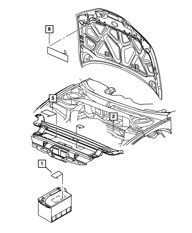 68406474AA - : Vehicle Emission Control Information Label, US, Canada for Mopar Image