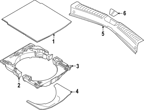 Interior Trim - Rear Body for 2023 Mazda CX-50 #0
