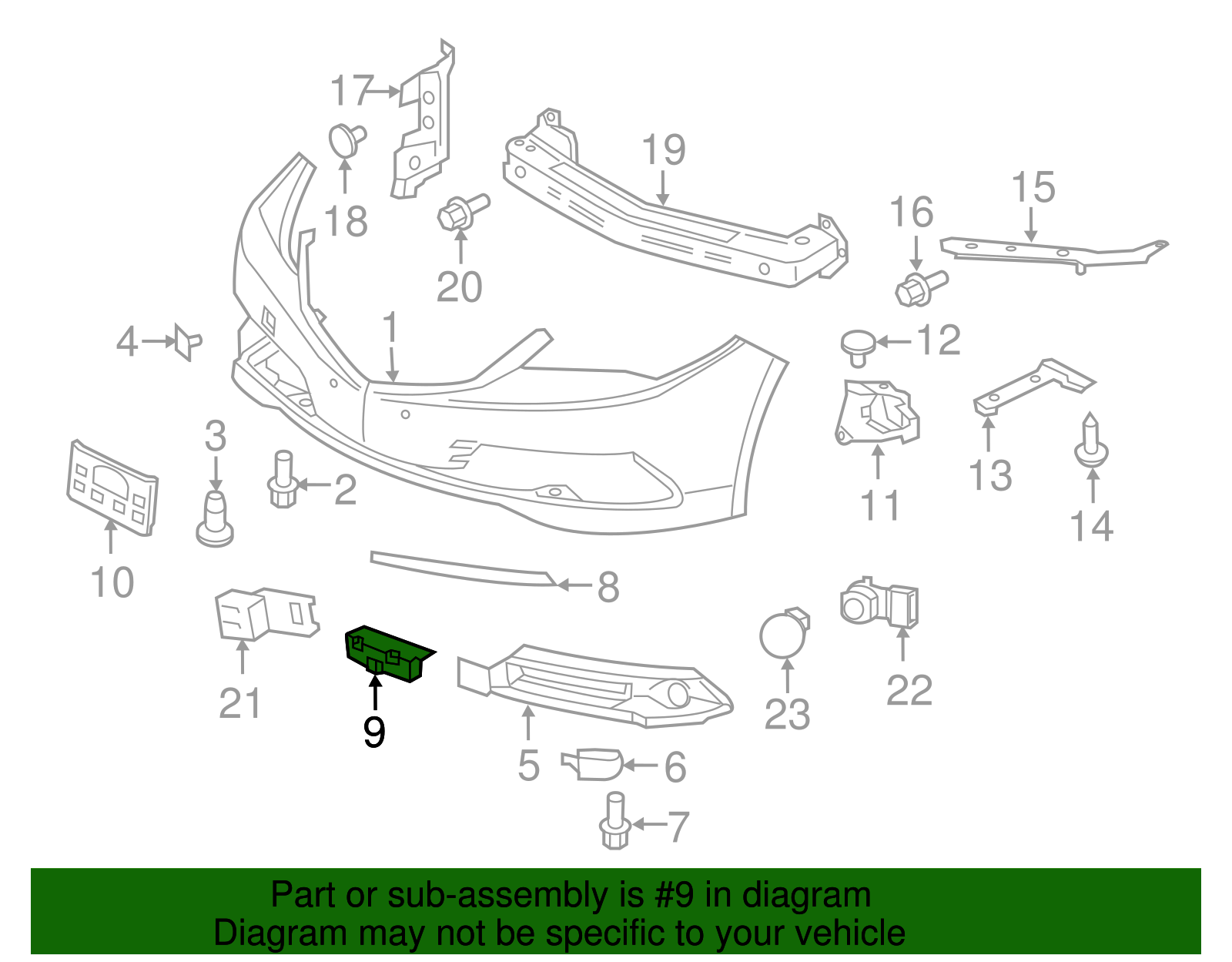 thumbnail image 2 of Sherman Radiator Support Center For 2015-2017 Acura TLX – 0014-49A-0 – New 2 of 6