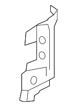 71164TZ3A00 - Body: Side Duct for Acura Image
