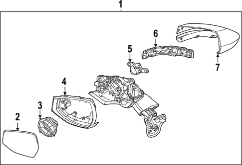 Outside Mirrors for 2025 Kia Sportage #0