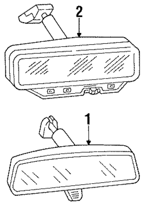 Inside Mirrors for 1995 Ford Windstar #0