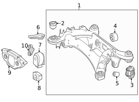 Suspension Mounting for 2021 Mercedes-Benz E63 AMG S #0