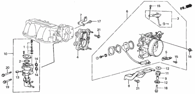 Throttle Body (SI) for 1986 Honda Civic #0