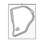 72810TK4A01 - : Door Weather-Strip for Acura Image