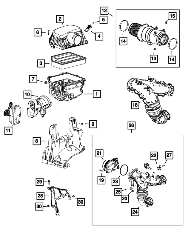 6104628AA - Fuel and Accelerator Pedal: Screw for Mopar Image