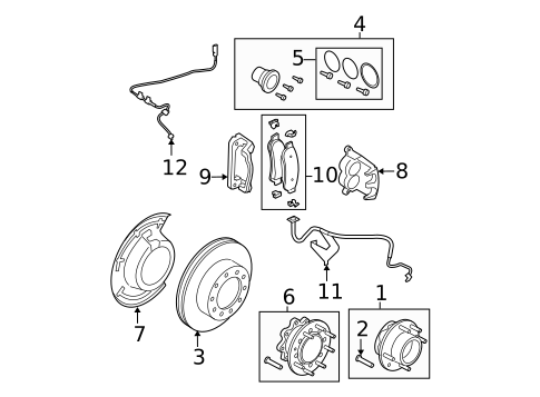 Hubs & Related Components for 2008 Ford F-350 Super Duty #0