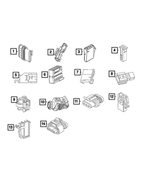 68231532AA - Electrical: Wiring Connector for Mopar Image