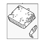 96560K5410 - : Radio Control Unit for Hyundai: Santa Cruz Image